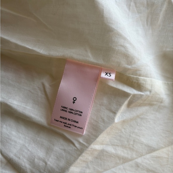 NEW Selkie Summer Home Girls Night Out Mini Ruffle Dress Pink Cream Floral | XS - Picture 13 of 15